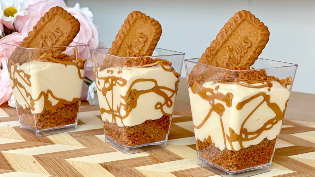 Biscoff Cheesecake Cups Biscoff Cookie Cups Caramelized Cookie Dessert Cups Spiced Biscoff Treats