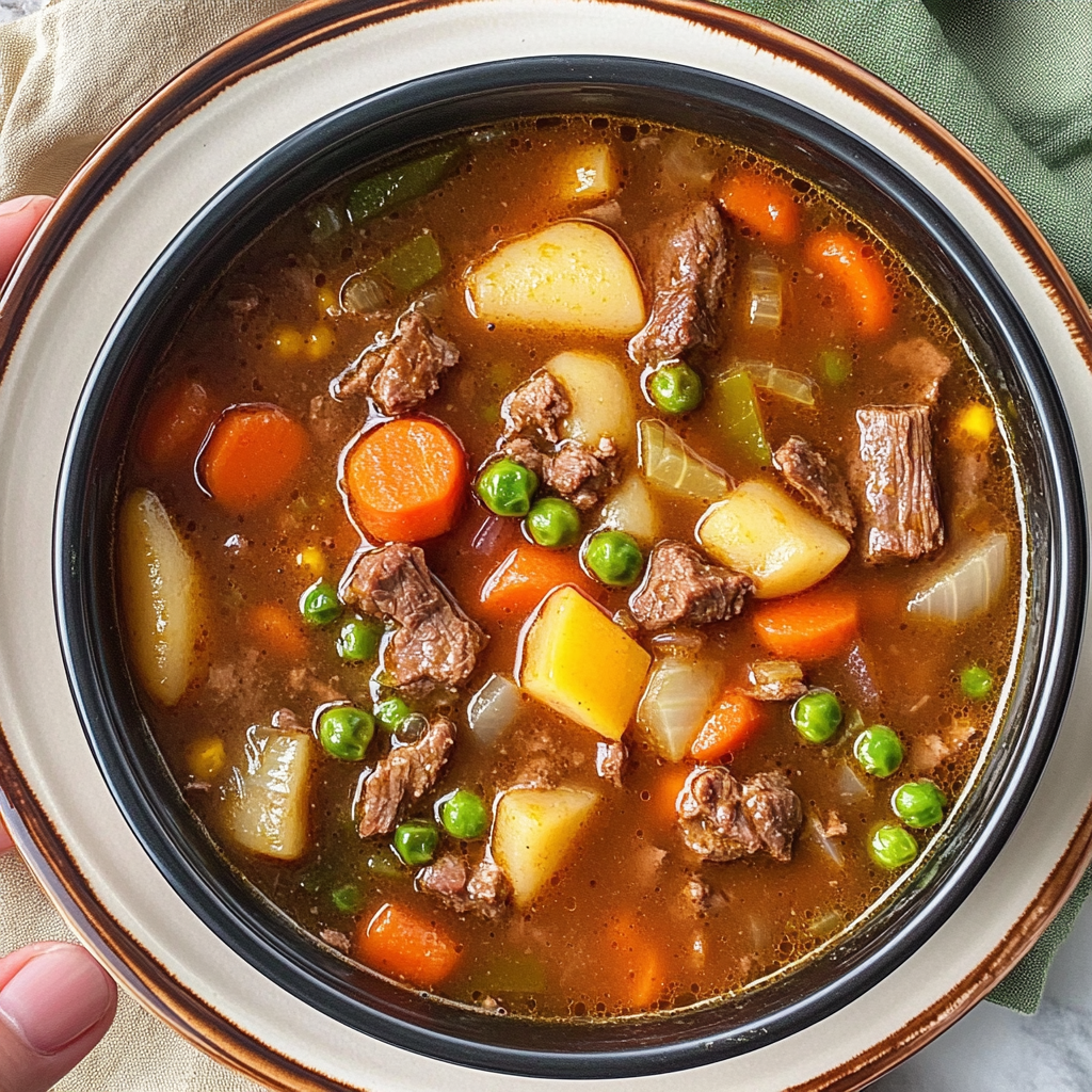 Instant Pot Vegetable Beef Soup