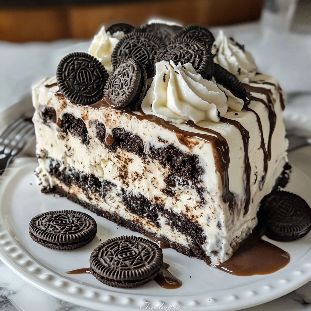 Oreo Ice Cream Cake