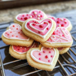 Valentine sugar cookies