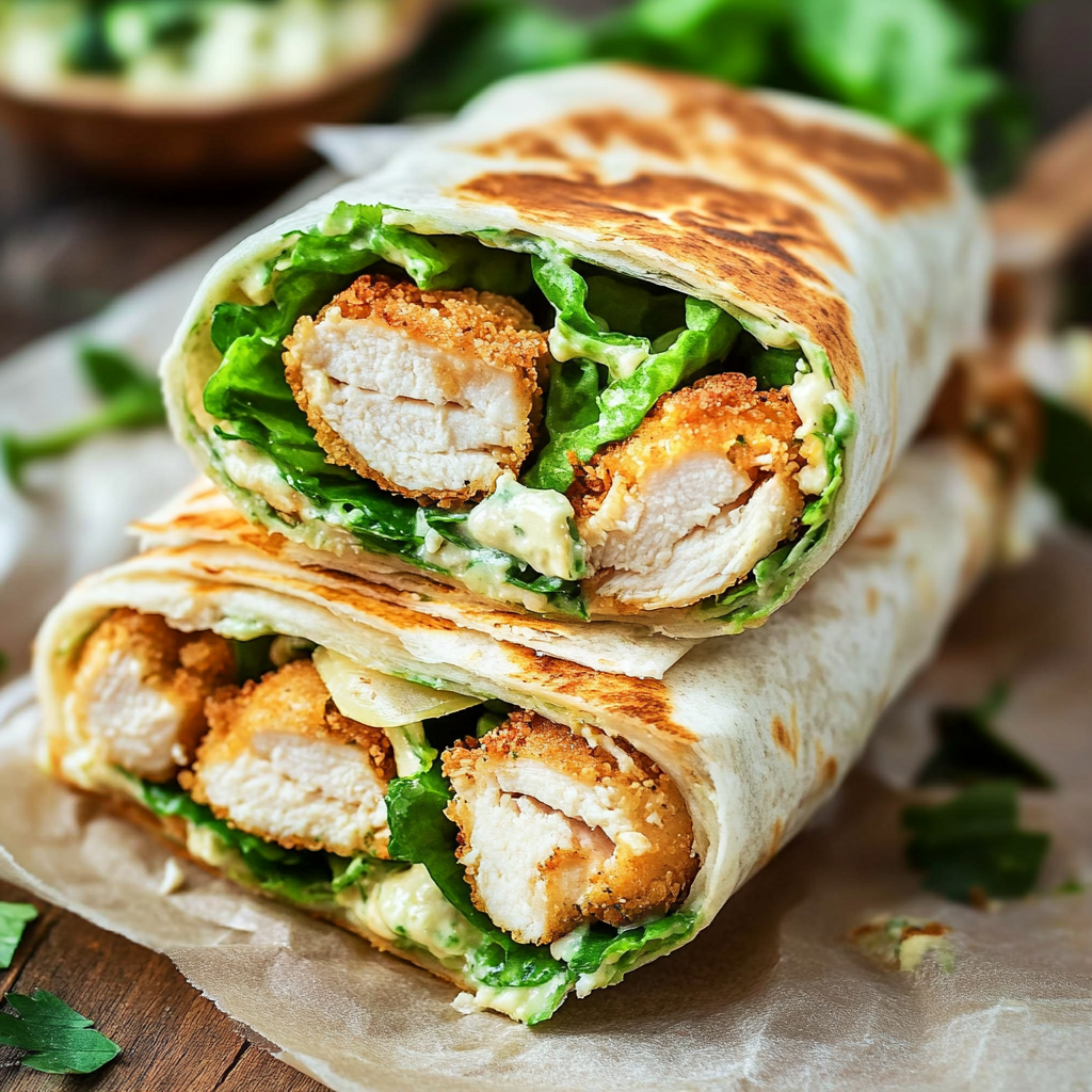 Chicken Caesar Wrap

