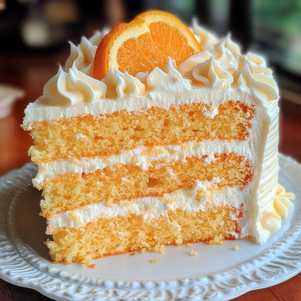 Orange Creamsicle Cake