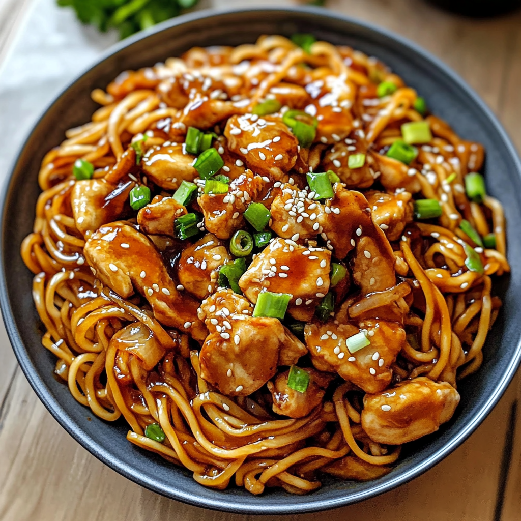 Chicken Teriyaki Noodles