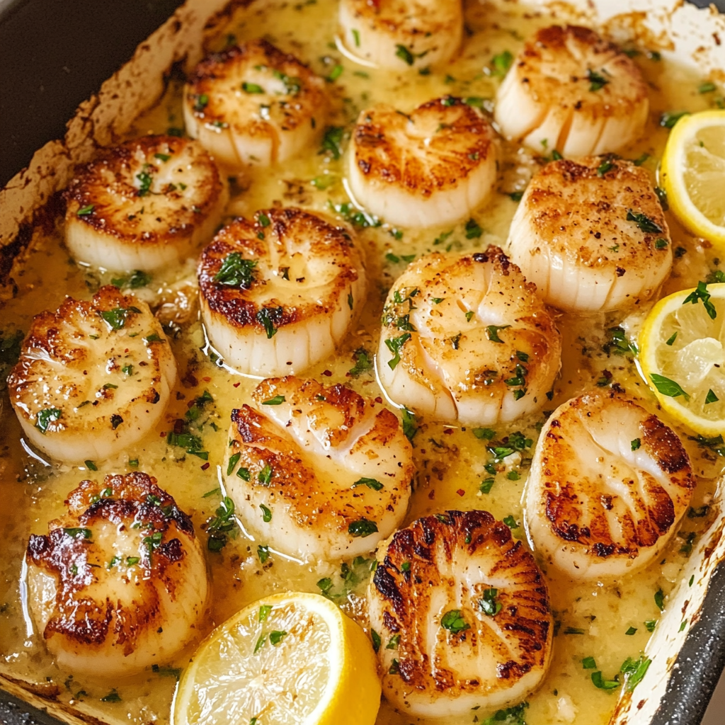 Lemon Butter Scallops Recipe – Perfectly Seared & Easy to Make!