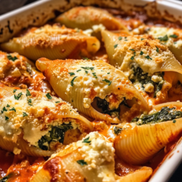 Spinach and Ricotta Stuffed Shells – Easy, Cheesy & Delicious Recipe