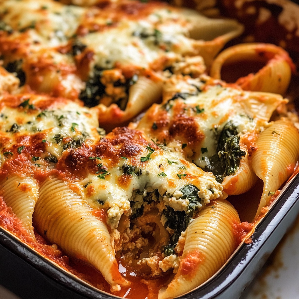 Spinach and Ricotta Stuffed Shells – Easy, Cheesy & Delicious Recipe