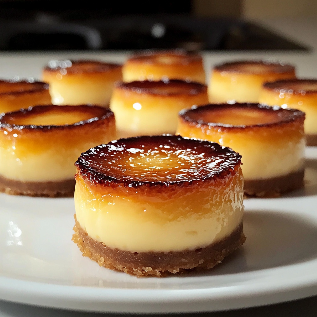 Mini Crème Brûlée Cheesecakes – Creamy, Crunchy & Easy to Make!