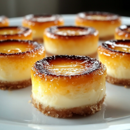 Mini Crème Brûlée Cheesecakes – Creamy, Crunchy & Easy to Make!