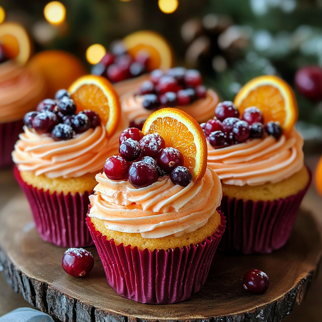 Cranberry Orange Cupcakes