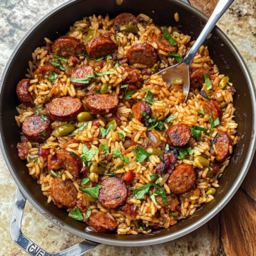 Cajun Sausage and Rice Skillet – Easy One-Pan Meal