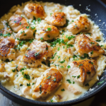 Creamy Parmesan Chicken & Rice