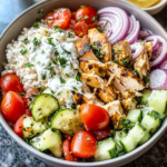 Greek Chicken Gyro Bowl – Healthy & Flavorful Mediterranean Recipe