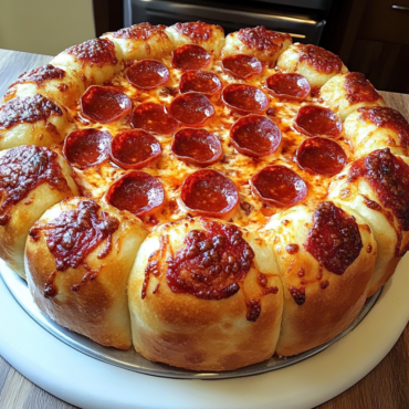 Stuffed Crust Pepperoni Pizza