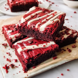 The Best Red Velvet Brownies Recipe – Fudgy, Chewy & Easy to Make