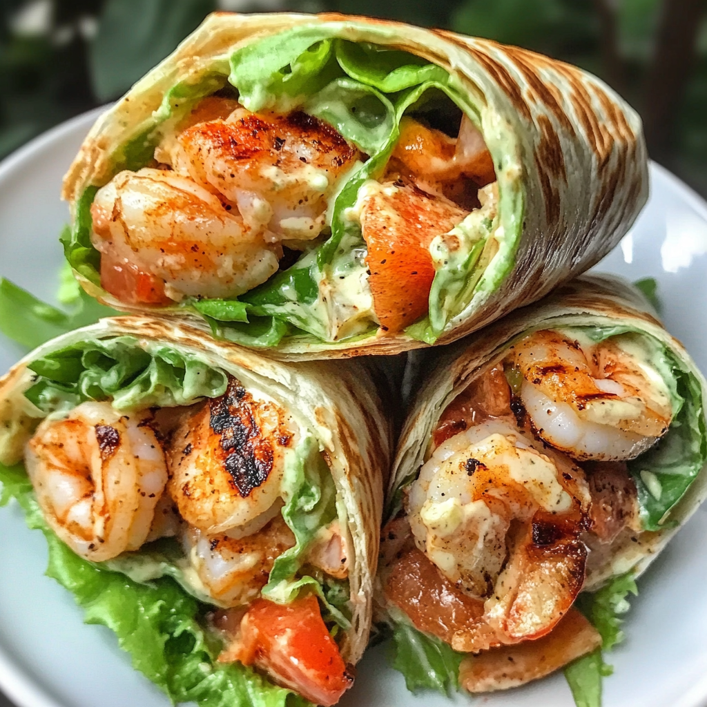 Grilled Shrimp Caesar Wraps Recipe – Easy, Flavorful, and Healthy Meal Idea