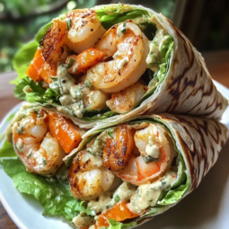 Grilled Shrimp Caesar Wraps Recipe – Easy, Flavorful, and Healthy Meal Idea