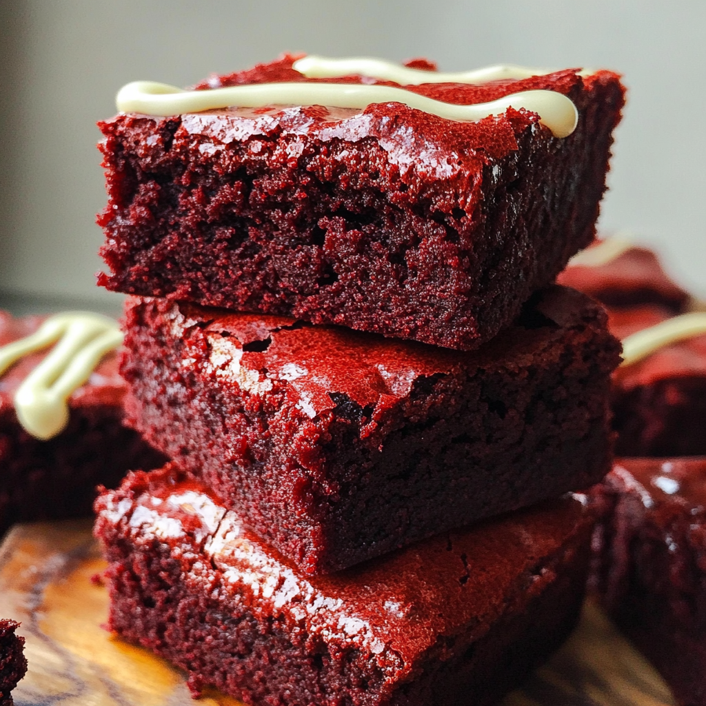 The Best Red Velvet Brownies Recipe – Fudgy, Chewy & Easy to Make